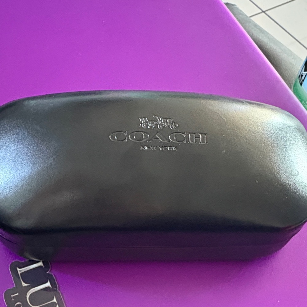 Coach Black Eyewear Case